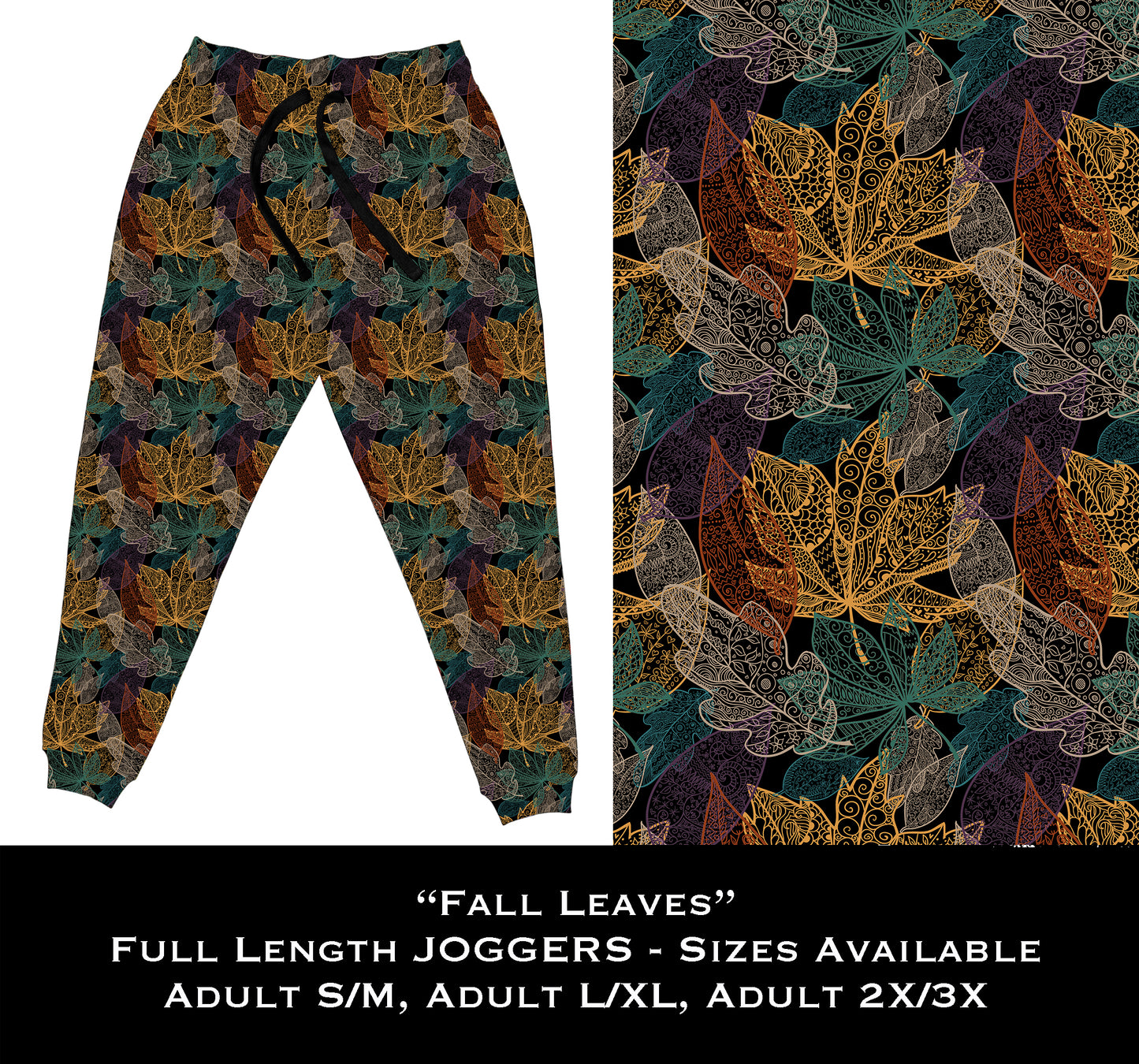 Fall Leaves - Full & Capri Joggers