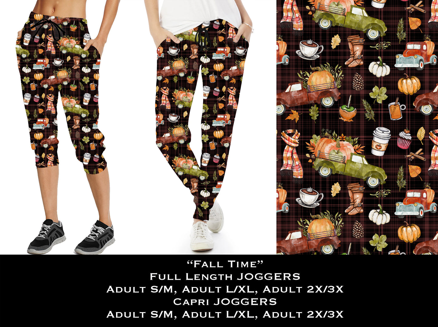 Fall Time  - Full & Capri Joggers