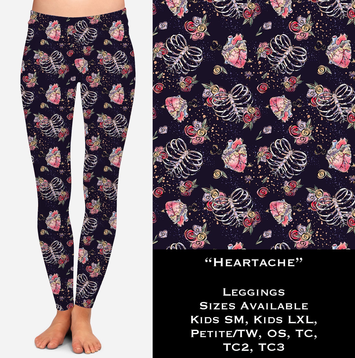 Heartache - Leggings & Capris