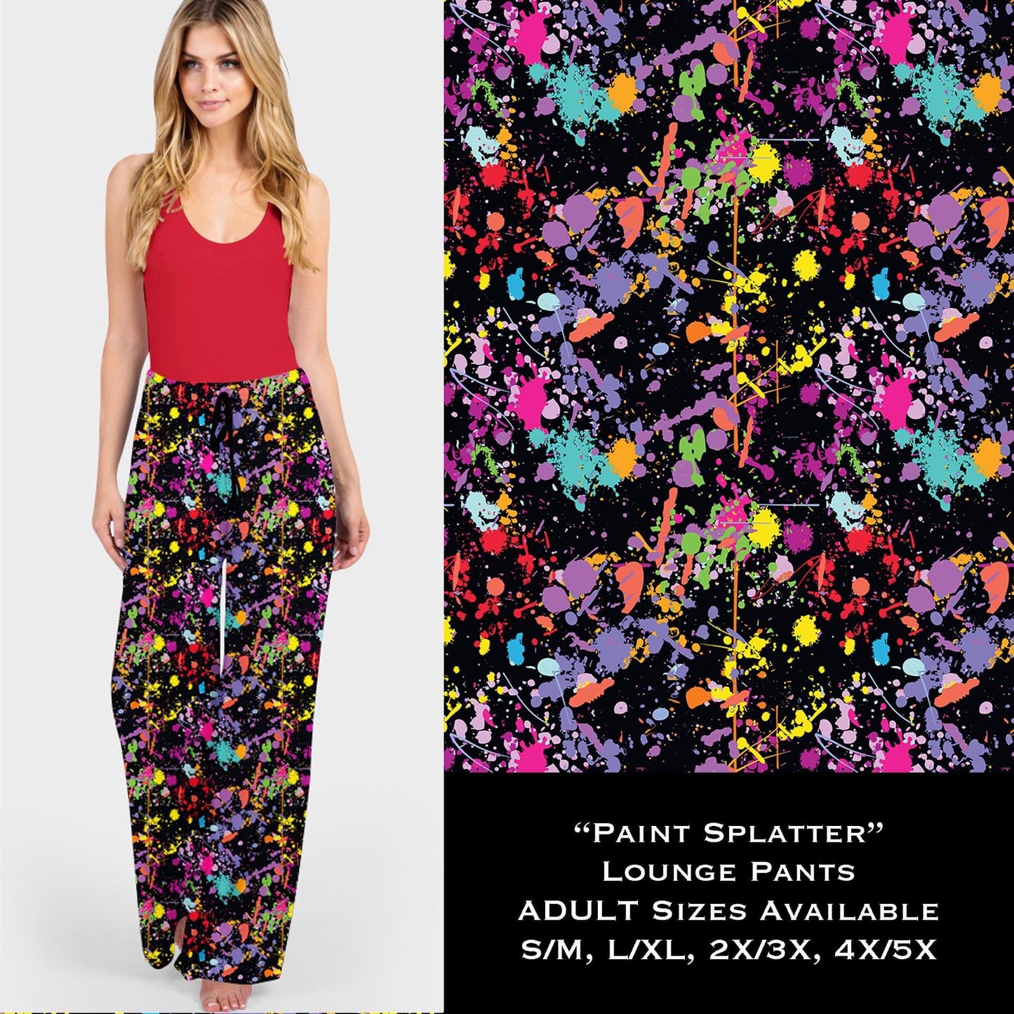 Paint Splatter Lounge Pants