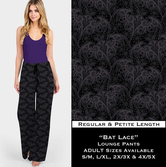 Bat Lace - Lounge Pants