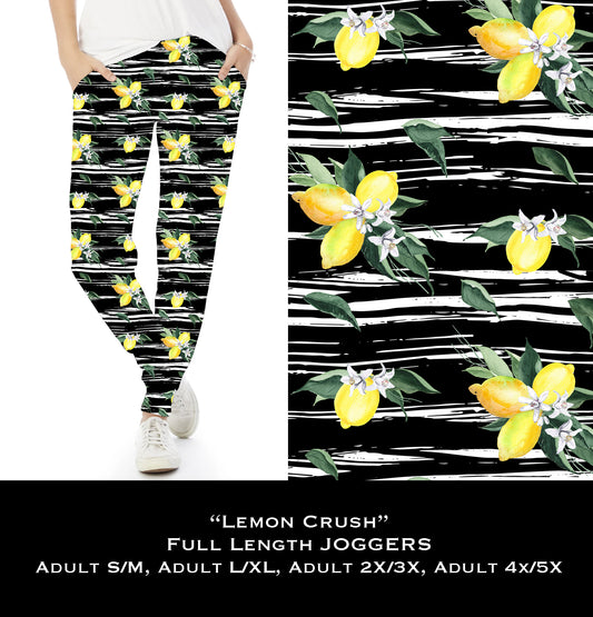 Lemon Crush - Capri Joggers