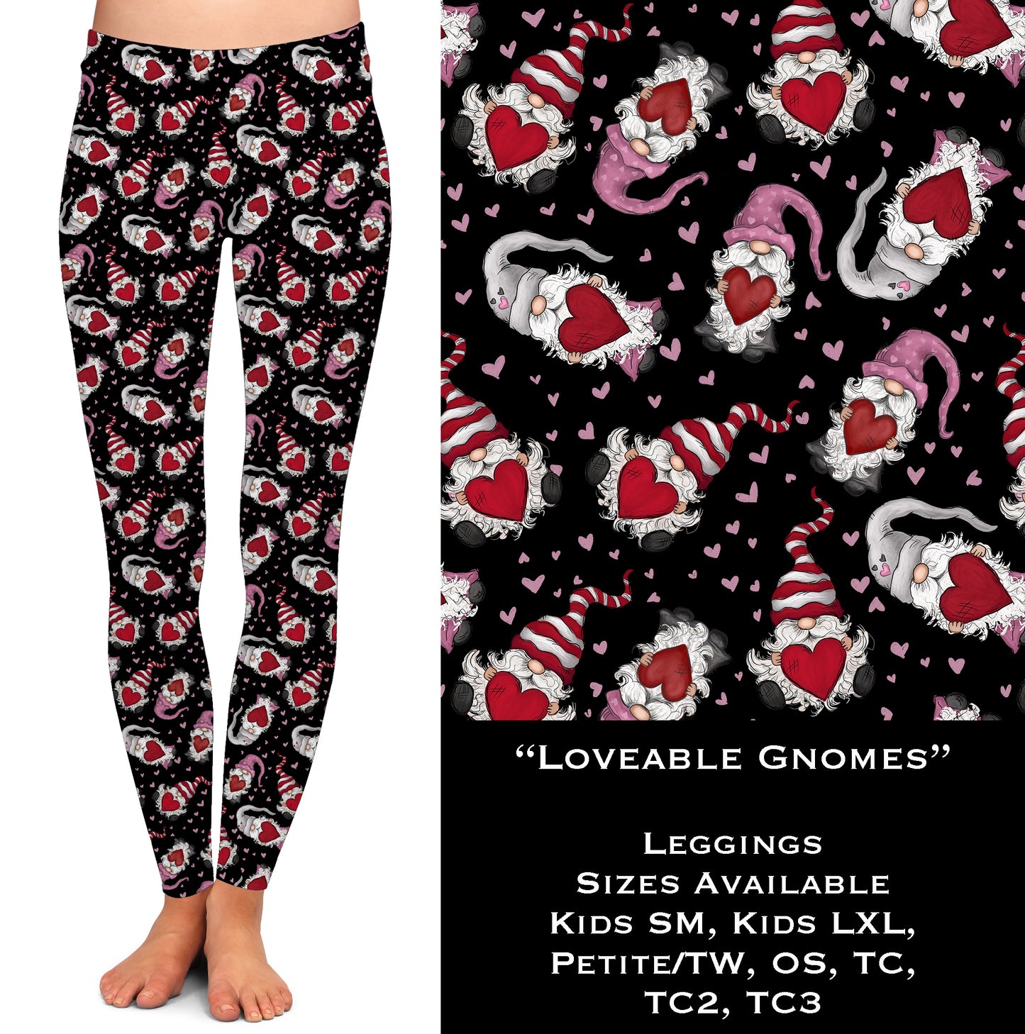 Loveable Gnomes - Legging & Capri