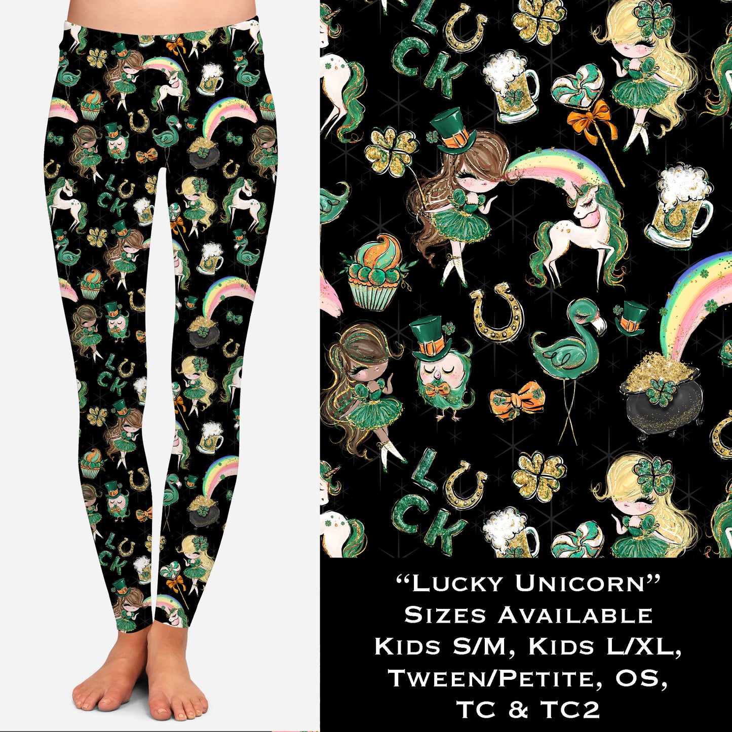 Lucky Unicorn - Legging & Capri