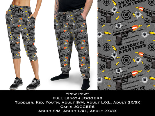 Pew Pew - Full & Capri Joggers