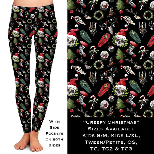 Creepy Christmas - Leggings with Pockets