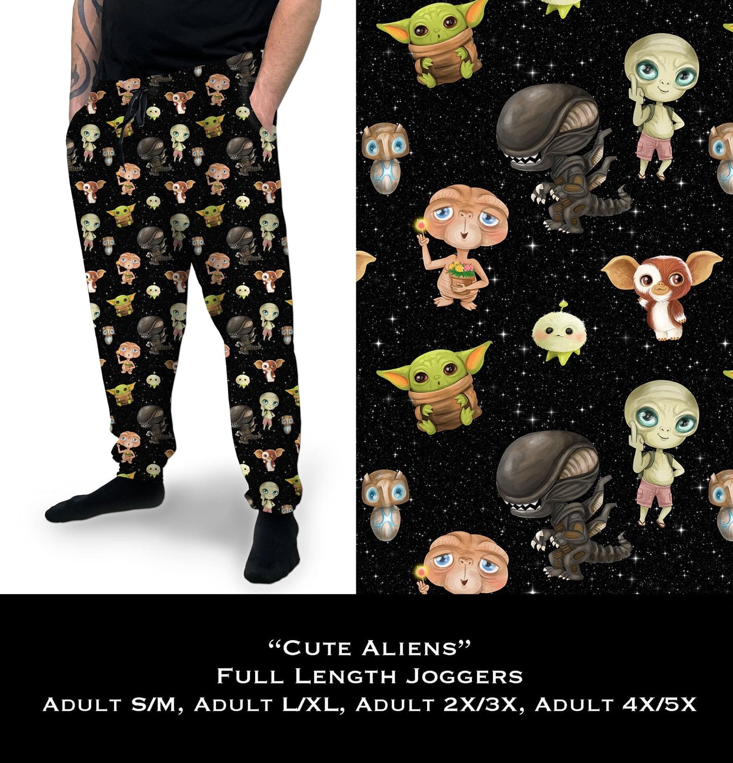 Cute Aliens - Full Joggers