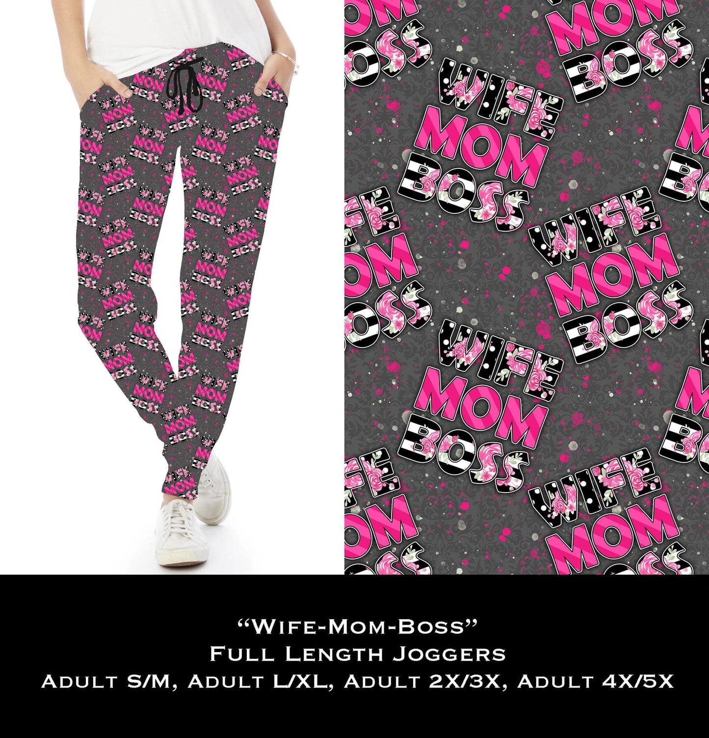 Wife-Mom-Boss Joggers