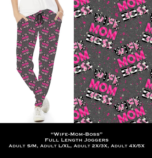 Wife-Mom-Boss Joggers