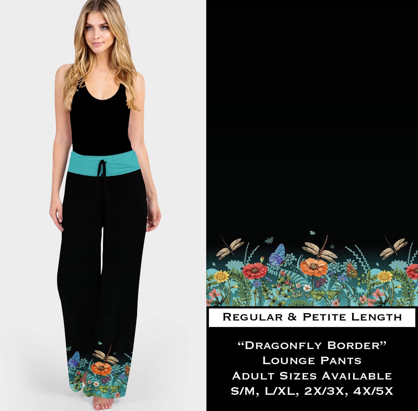 Dragonfly Border Lounge Pants