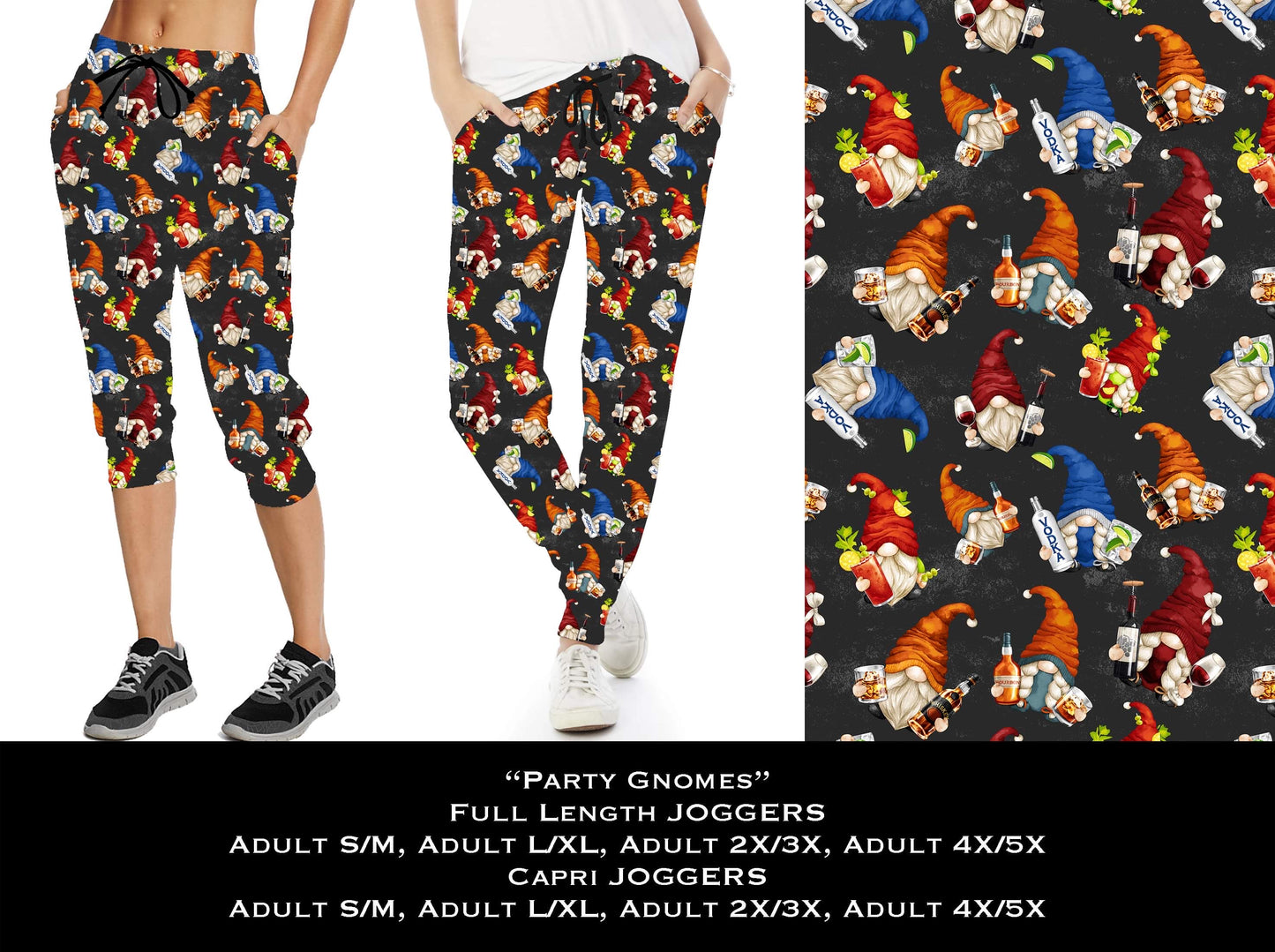 Party Gnomes - Full & Capri Joggers