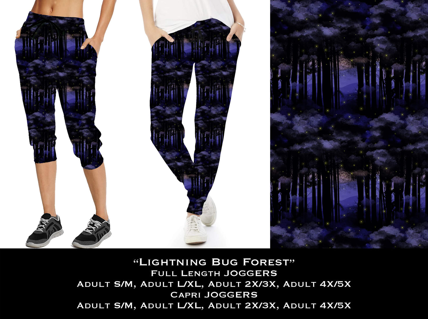 Lightning Bug Forest - Full & Capri Joggers