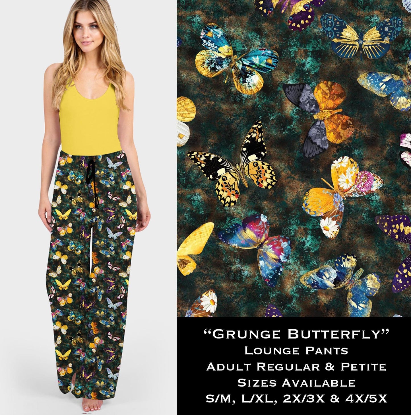 Grunge Butterfly - Lounge Pants – Warehouse