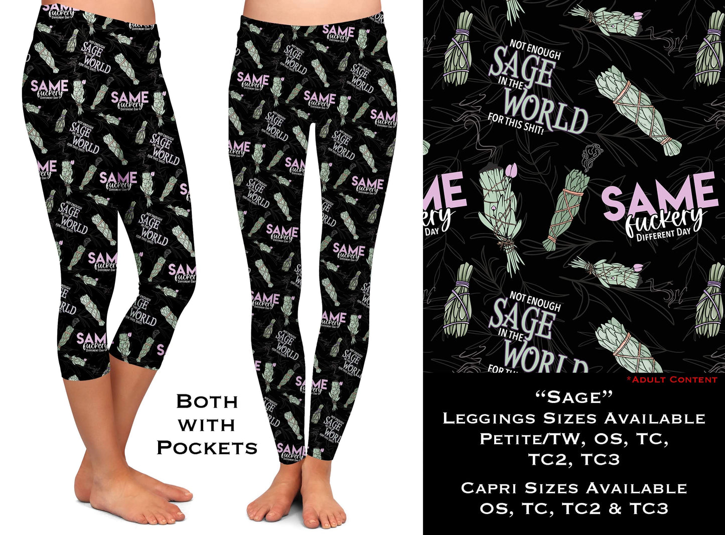 Sage Full & Capri Leggings