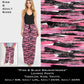 Pink & Black Brushstrokes Lounge Pants