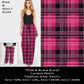 Pink & Black Plaid Lounge Pants