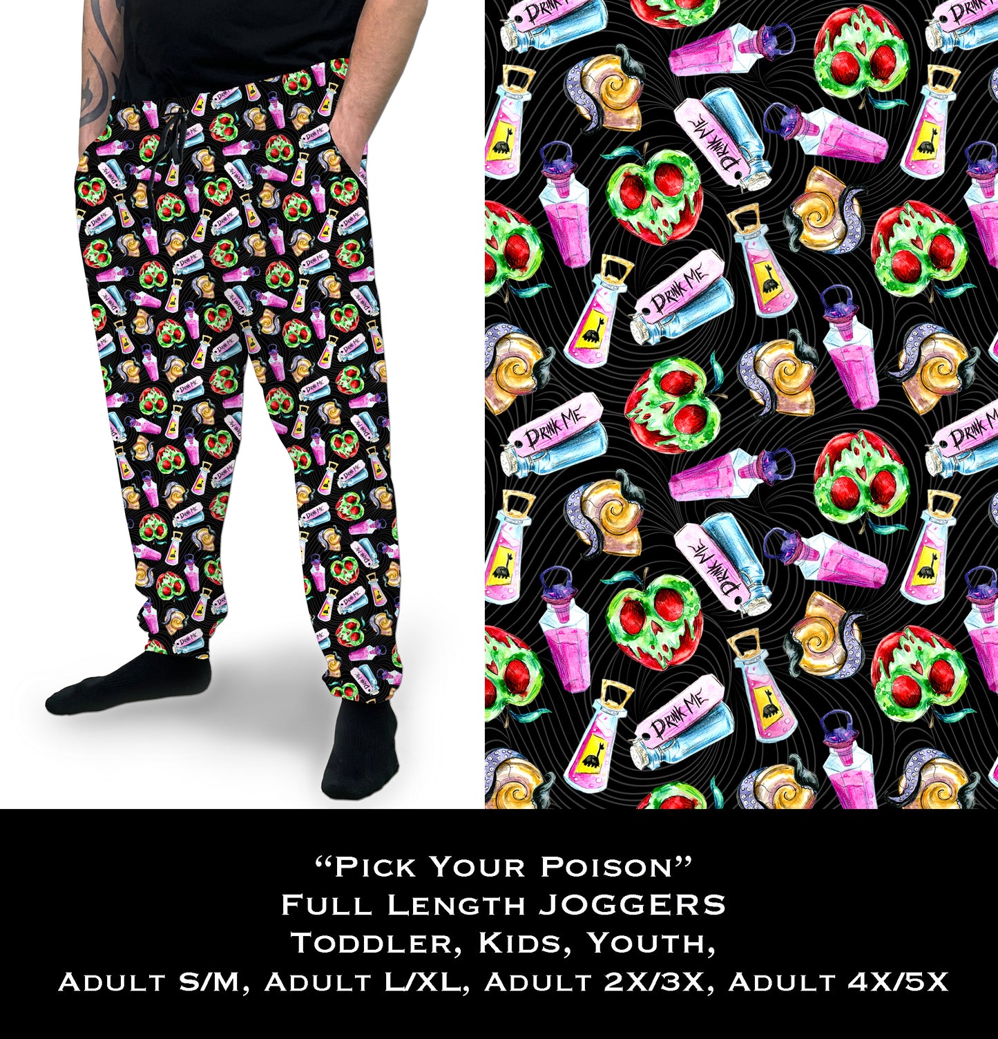 Pick Your Poison - Full & Capri Joggers