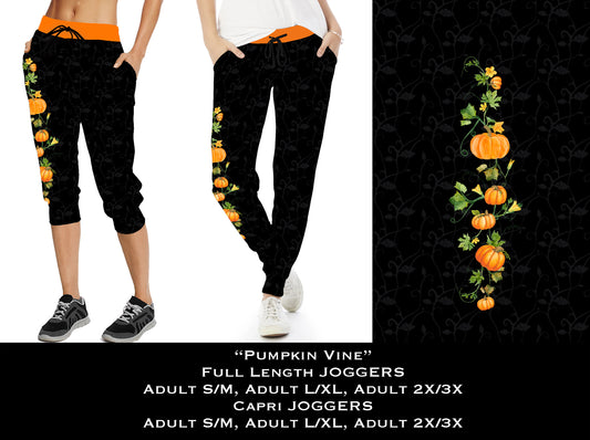 Pumpkin Vine Full & Capri Joggers