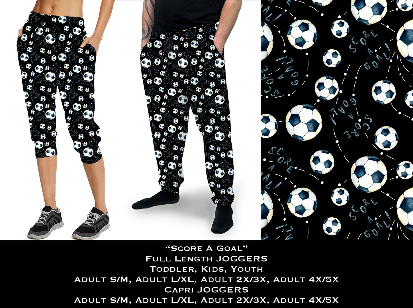 Score a Goal - Full & Capri Joggers