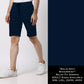 Solid NAVY Relaxed Fit Shorts