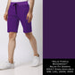 Solid Purple - Relaxed Fit Shorts