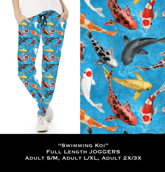 Swimming Koi - Full & Capri Joggers