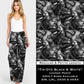 Tie Dye Black & White Lounge Pants