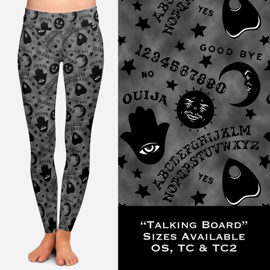 Talking Board Gray - Leggings & Capris