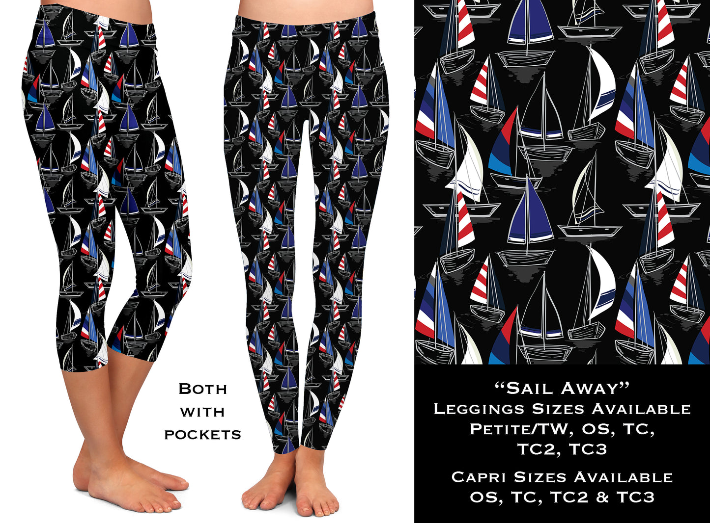 Sail Away - Legging & Capri