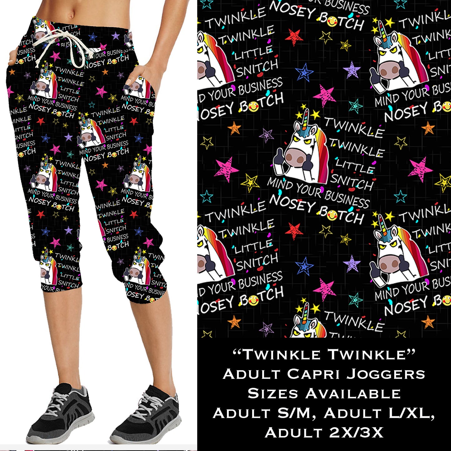 Twinkle Twinkle - Full & Capri Joggers