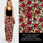 Red Floral Leopard - Lounge Pants